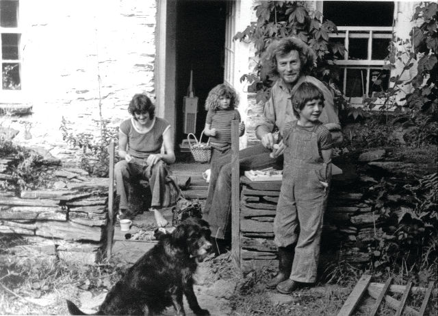 Family living at CAT in the old cottages