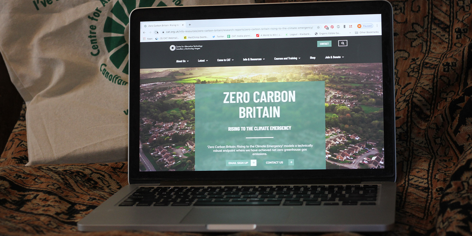 Zero Carbon Britain web page