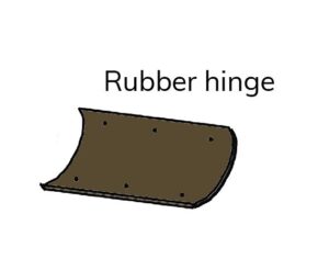 rubber hinge